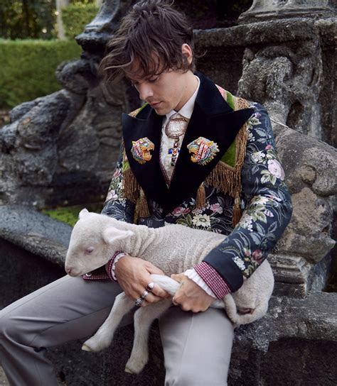 Gucci Men's Tailoring campaign: Harry Styles 